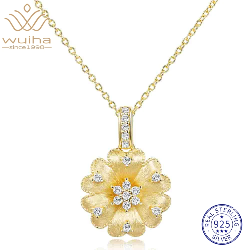 WUIHA 100%  VVS1 D 컬러 리얼 GRA Moissanite 다이아몬드 플..