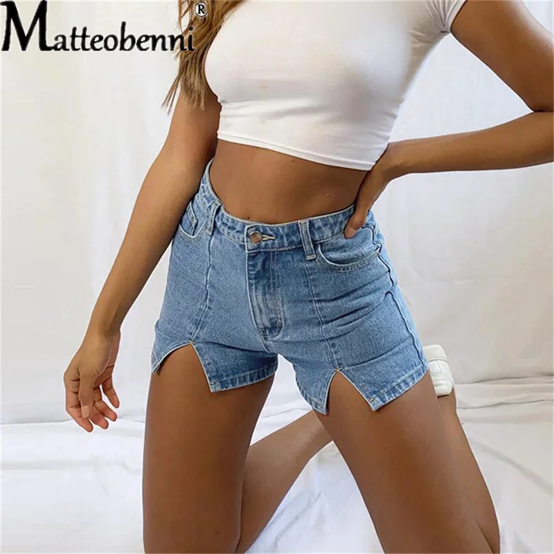 jorts Women Fashion Ripped High Waisted Slit Denim Shorts Vintage Hole Summer Casual Pocket Short Jeans Ladies Hotpants Shorts 2022 african dresses