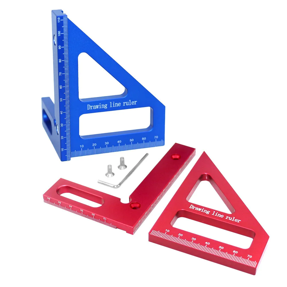 Precise Woodworking Line Drawing Tool with Ruler for