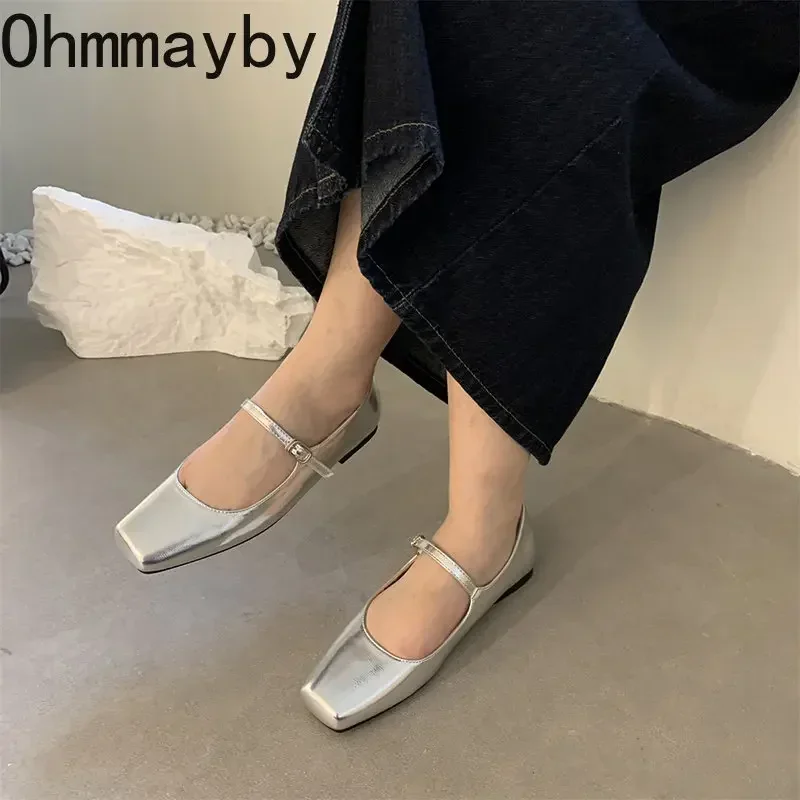 Women Shoes Spring Single Fashion Shallow Slip On Flat Casual Outdoor Ballerina Shoe