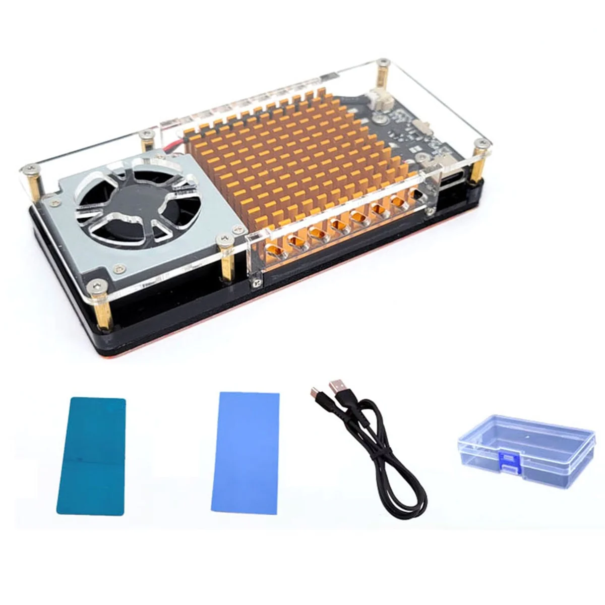 ABAN 휴대 전화 라디에이터 5V 2A 반도체 쿨러 Diy 태블릿 노트북 USB 팬 냉각 음소거 방열판