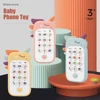Multifunctional Simulation Phone Kids Infant Early Educational Toy  Music Sound Telephone Sleeping Toys With Teether Kids Gifts 3