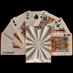 2022 New Design 24K Gold Foil Auspicious Clouds Poker Entertainment Smooth Wear-resistant Texas Baccarat Board Game Magic Tricks