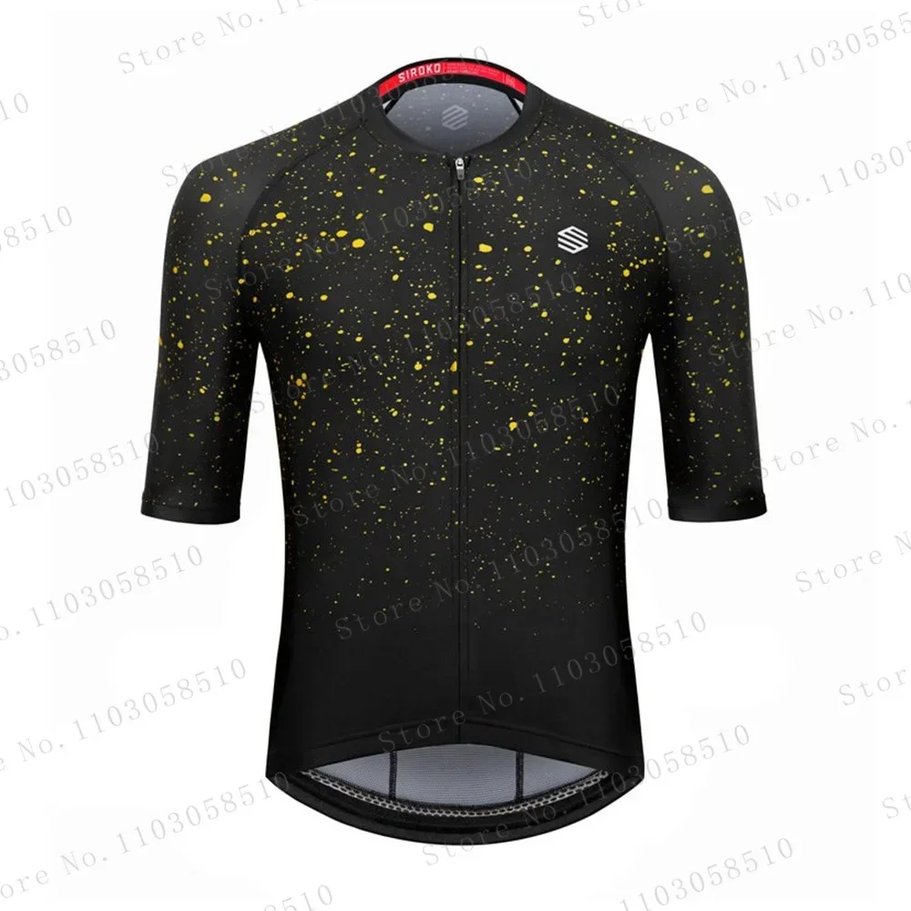 Siroko 2024 Men Summer Short Sleeve Cycling Jersey Bicycle Road MTB bike Shirt Outdoor Sports Ropa ciclismo Clothing Breathable 5