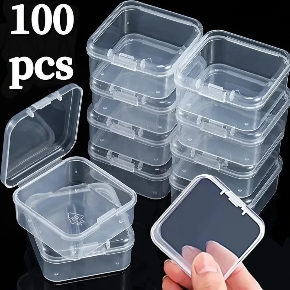 Transparente Quadratische Kunststoffbox Für Schmuck Und Ohrringe_voghion.com