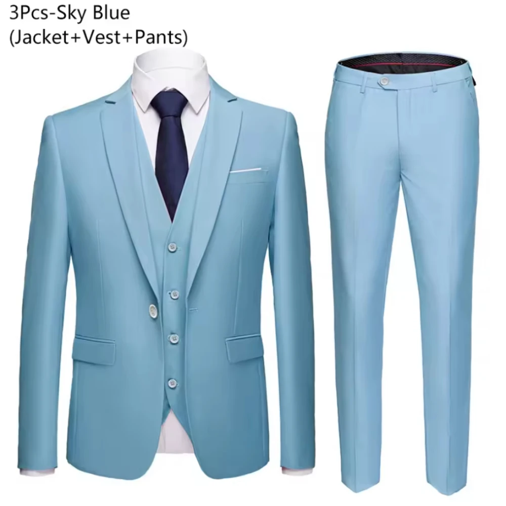 Completo azzurro cielo 3 pezzi