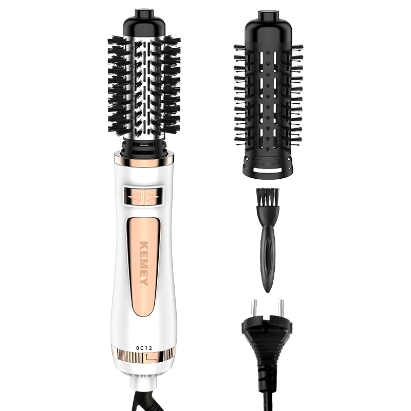 Hair Dryer Brush & Volumizer Hot Air Brush, 2-in-1 Blow Dryer Brush Styler for Straightening, Curling