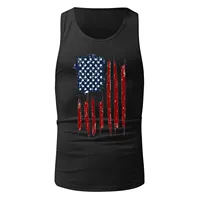 Mens Fitness Gyms Tank Top Us Independence Day Prints Men Sleeveless Shirt Male Breathable Sportswear Vest Gyms Running Vest New - Image 4