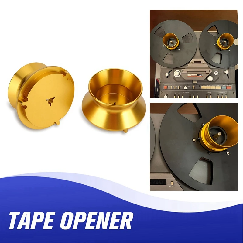 알루미늄 합금 NAB 허브 어댑터, Studer Revox 오픈 디스크용, 범용 로딩, 10 인치 오프너, 1 쌍