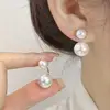 1 Pair French Luxurious Pearl Stud Earrings Minimalist High-End Design Chic Heart Earrings for Women Elegant Jewelry Gifts 1