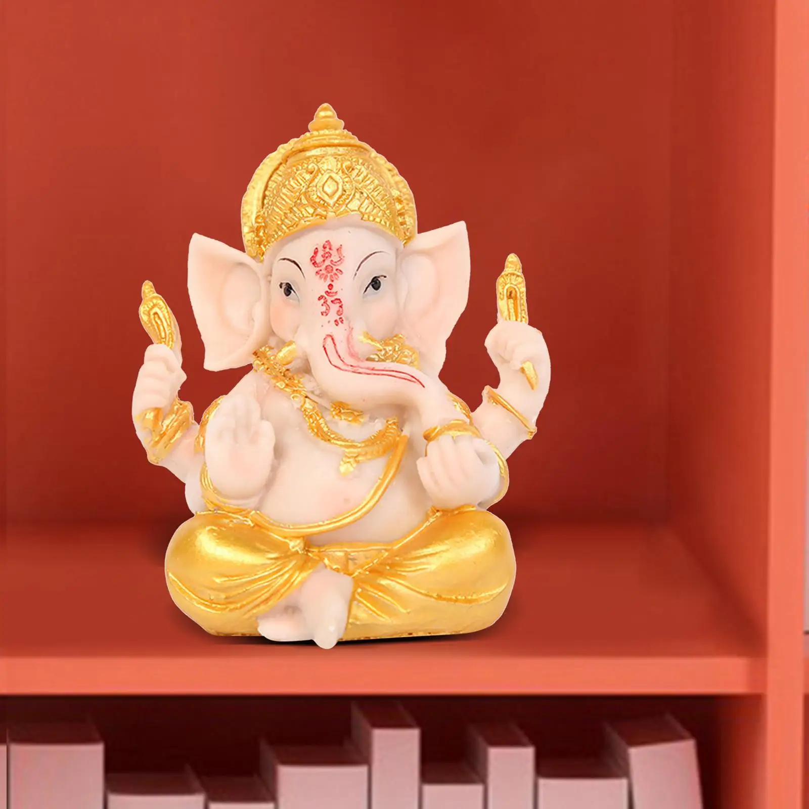 Ganesha Sculpture Elephant Lord Statue Resin Feng Shui Prosperity