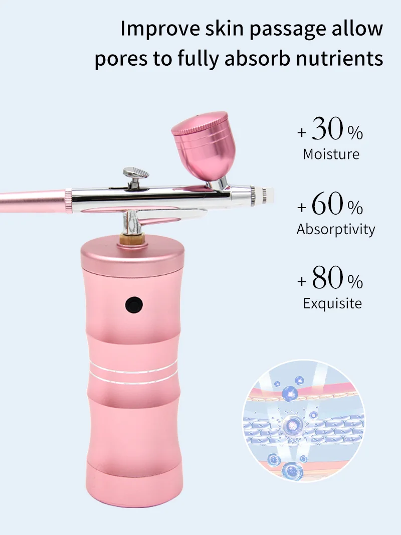 Professional Disinfectant Fogger Machine Airbrush Nail With Compressor For Nails Cake Tattoo Makeup Paint Air Spray Gun Oxygen I 4