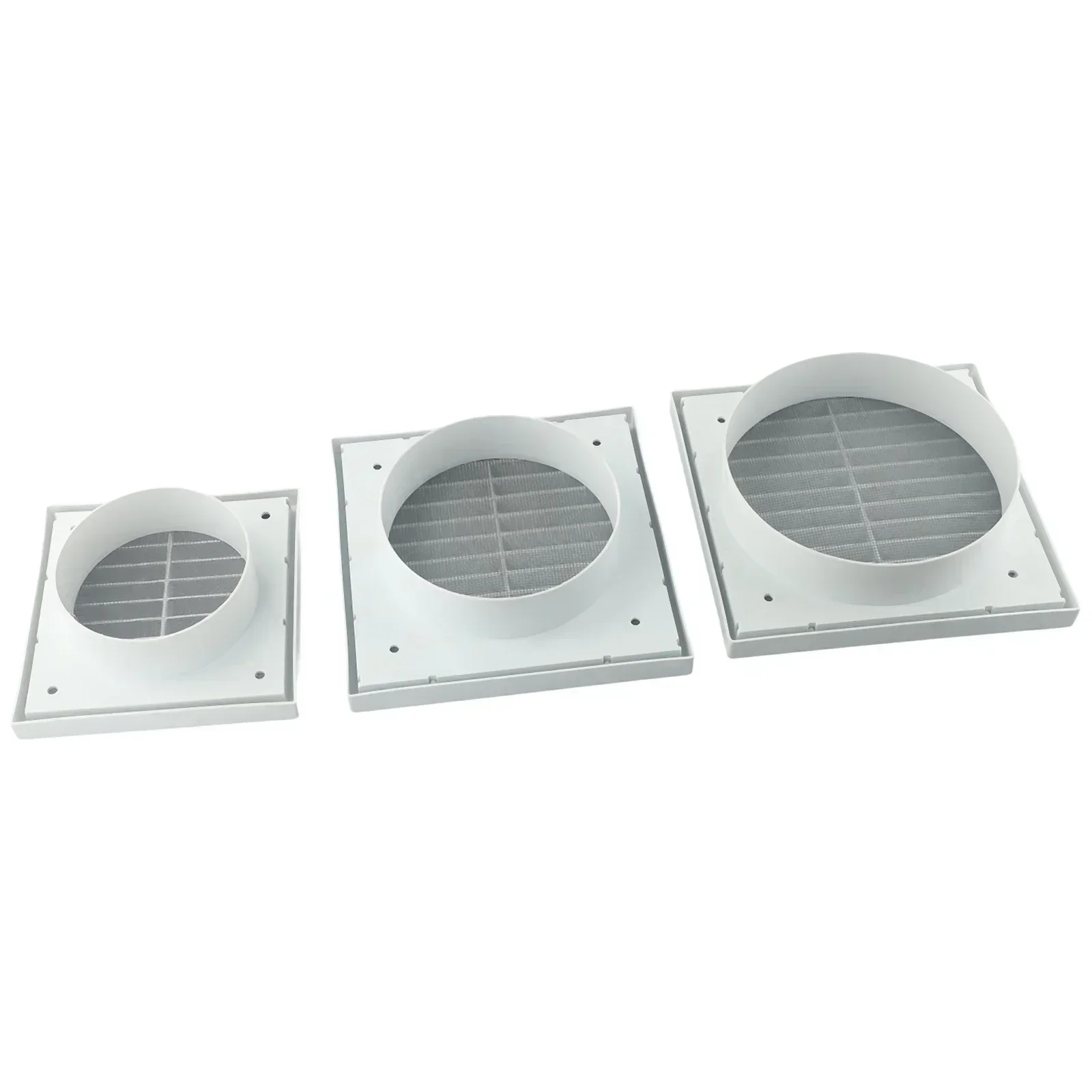 Air Outlet Grille Wall Ceiling Air Vent Ducting Ventilation Exhaust Grille Cover Plastic Outlet Heating Cooling System Accessories