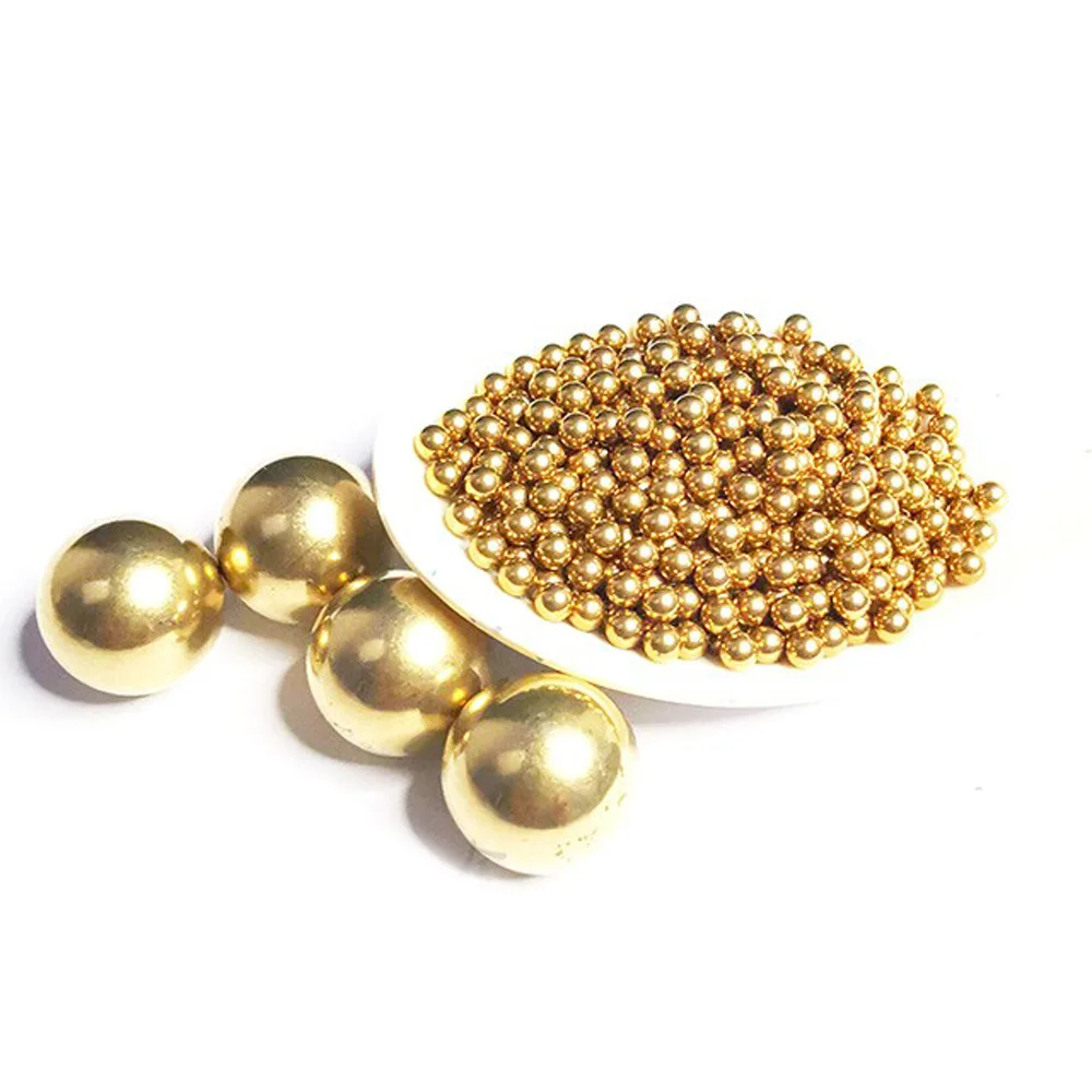 

H62 Brass Ball Dia 0.9/ 1/ 1.2/ 1.8/ 2/ 2.381/ 2.5/ 2.8/ 3/ 3.175/ 3.5/ 4-70mm High Precision Solid Bearing Balls Smooth Ball
