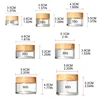 Empty Clear Glass Round Jars with Wooden Lids Travel Bottle Lotion Cream Sample Storage Container 5/10/15/20/30/50/60g Wholesale 6