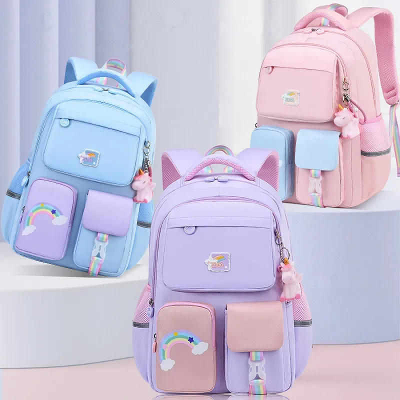 

Cute Girls School Bags Children Primary School Backpack Satchel Kids Book Bag Waterproof Schoolbags Mochilas sac enfant