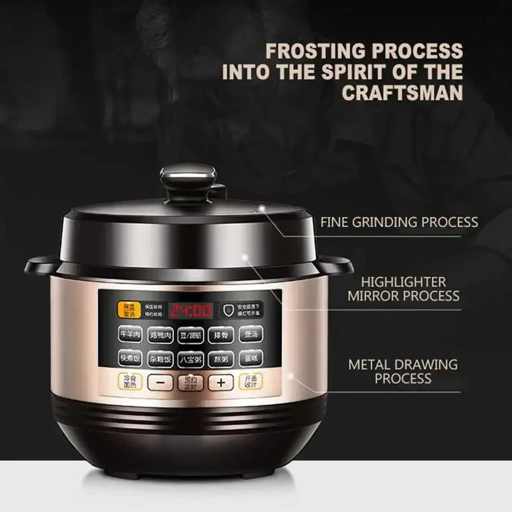 Household Dual Tank Electric Pressure Cooker Intelligent Electric Pressure Cooker Electric Rice Cooker 2