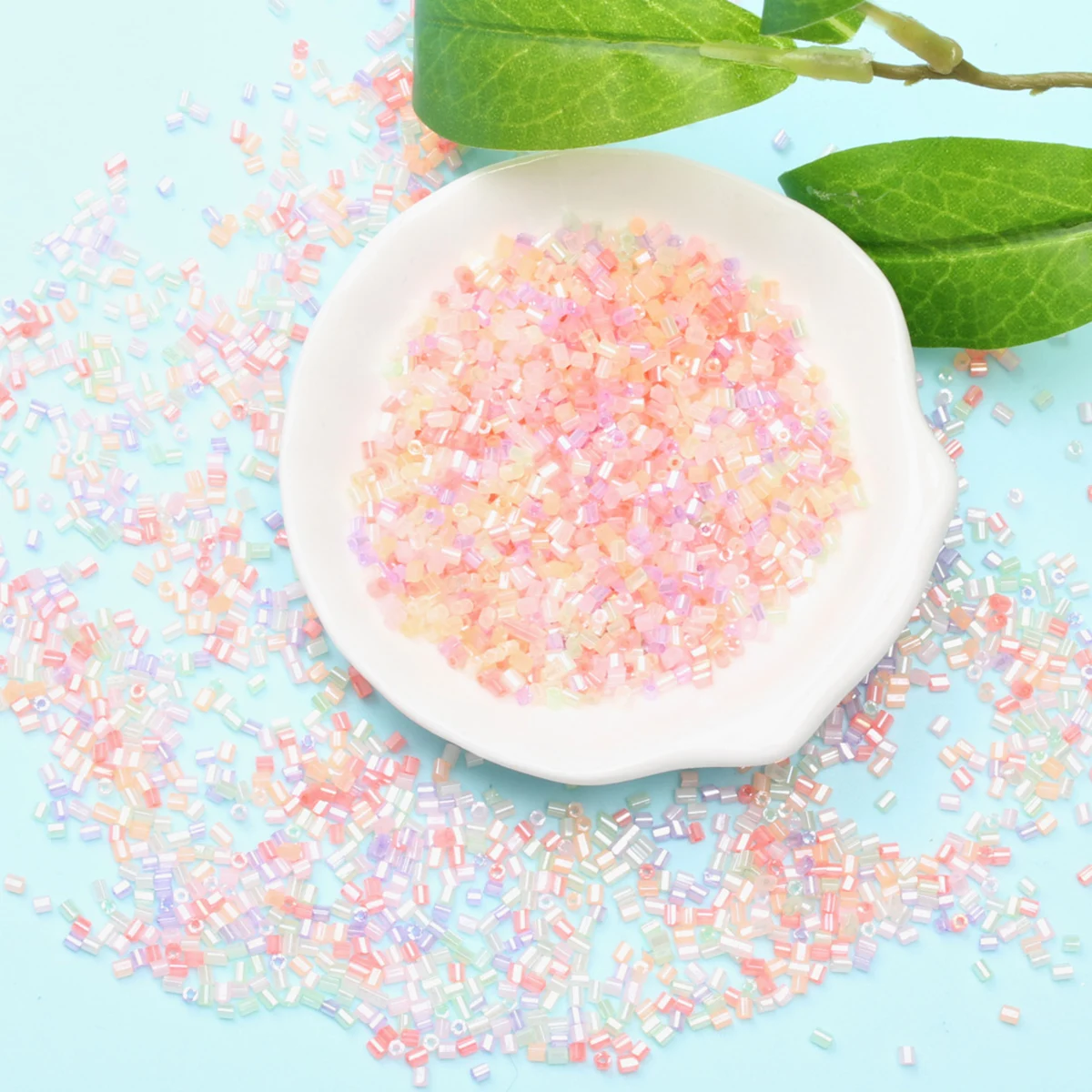 

2*3mm About 3000Pcs Macaron Color Acrylic Tube Seed Beads DIY Jewelry For Bracelet Necklace Crafts Making Accessories Wholesale