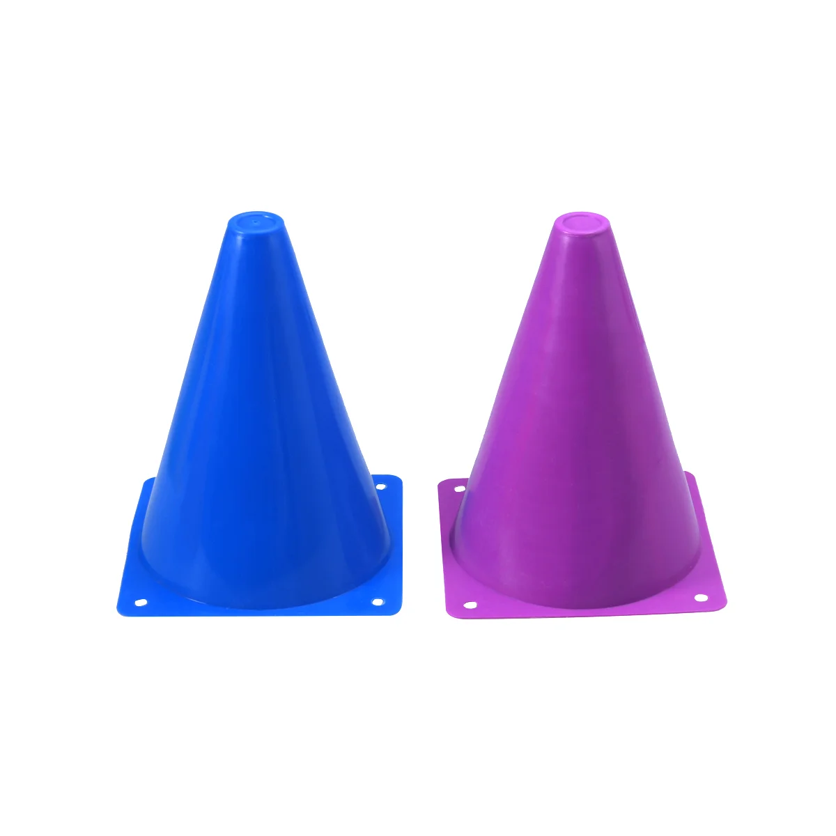 

6PCS Assorted Colors Multi-purpose Plastic Cone Physical Education Sports Training Gear Soccer Training Traffic Cones