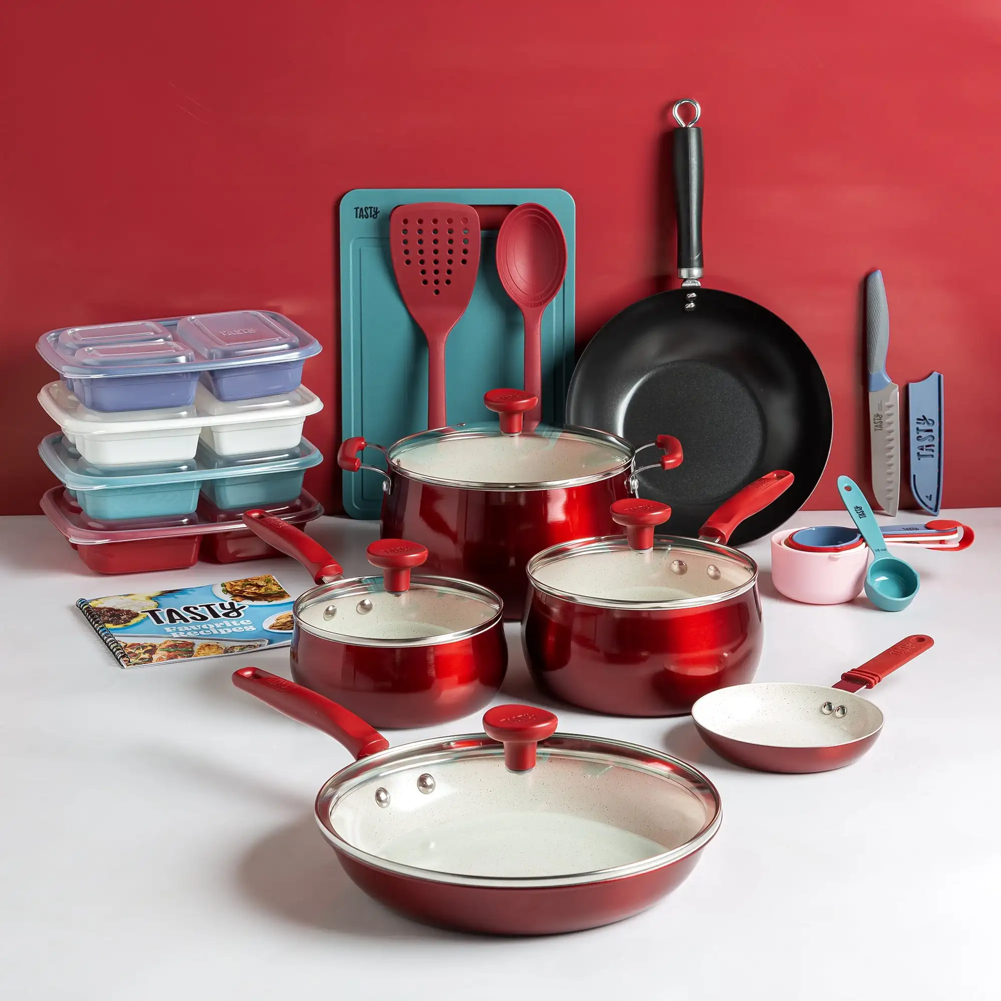 Kitchen Non-stick Clean Ceramic Cookware Set Kitchen Pots & Pans