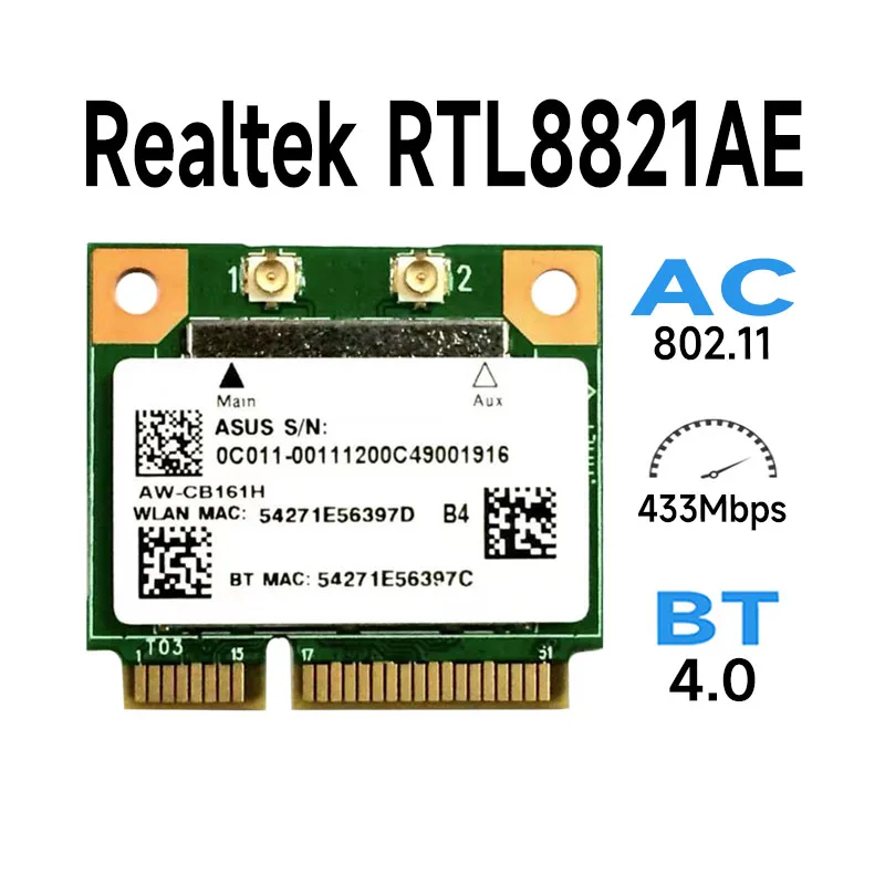 Сетевая карта realtek 8821ae wireless lan 802. 11ac pcie. 11ac pci-e nic 2015. Realtek 8821ce wireless lan 802. Pci express half mini card wifi.