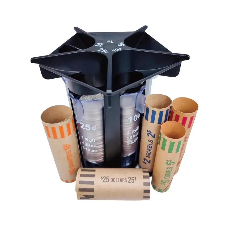 

Машина для монет 5-в-1, креативный счетчик монет, держатель для монет, для использования вместе