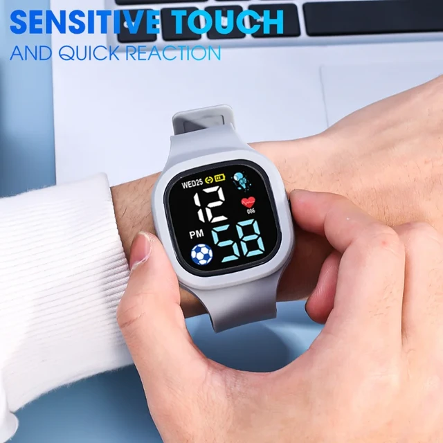 Reloj electrónico para niños y niñas, esfera luminosa, relojes deportivos  militares para niños, reloj Digital multifunción resistente al agua -  AliExpress