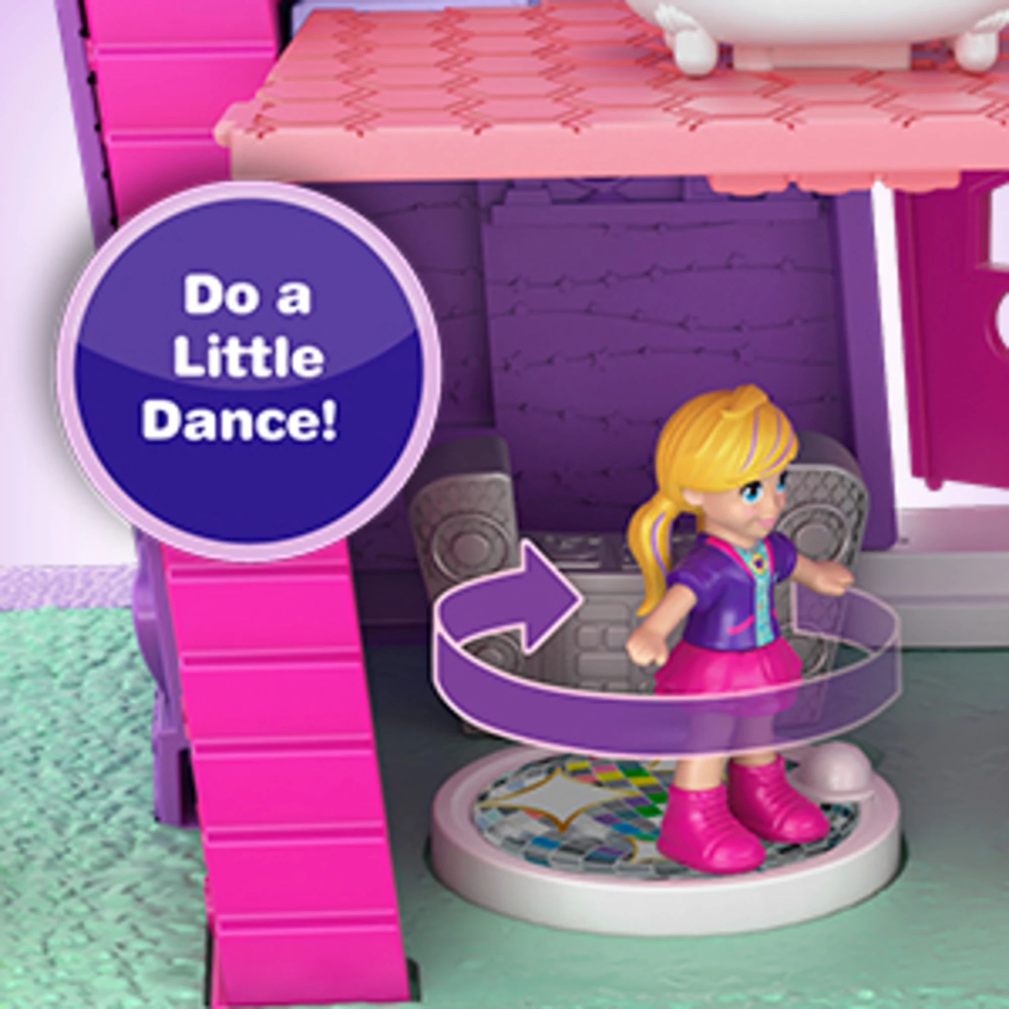 Polly Pocket Pollyville Polly's Pocket House Playset with Micro Doll