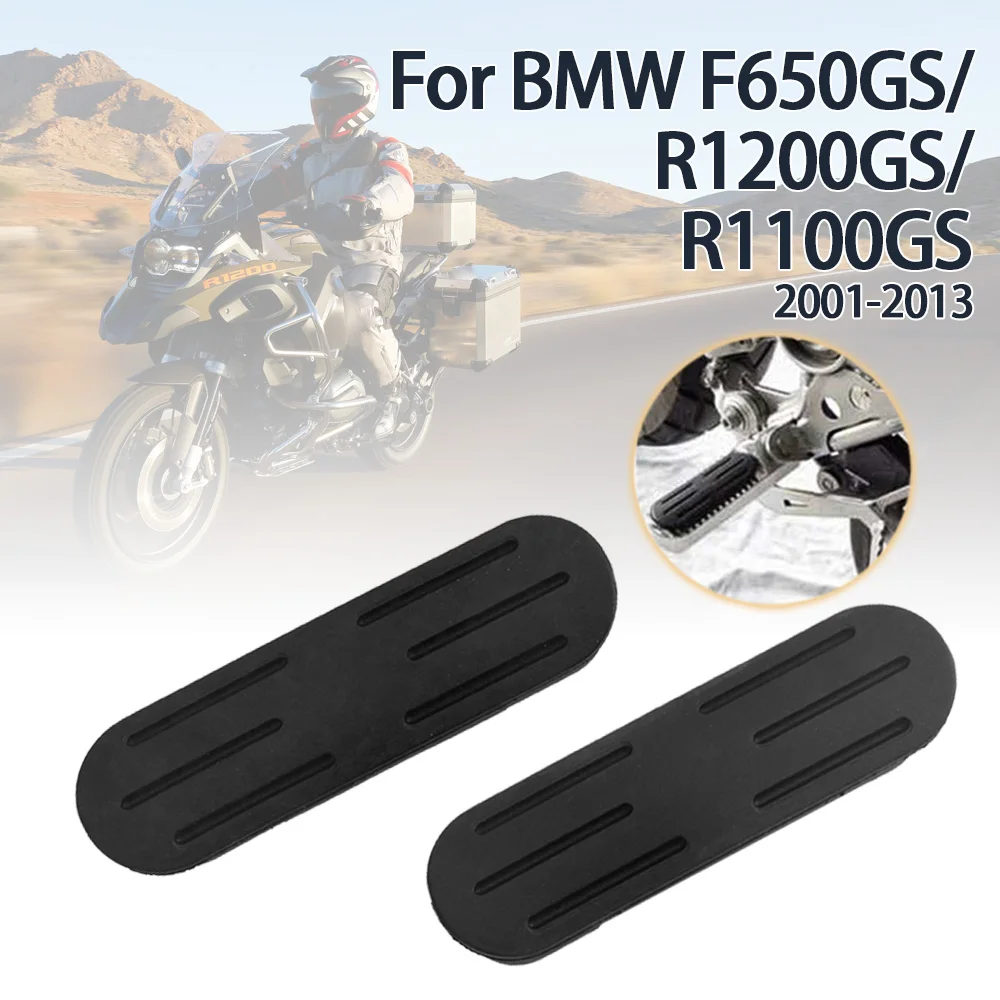 Передняя Подножка для мотоцикла, подножка для ног, пластина для BMW R1200GS 2005-2013 F650GS 2001-2007 R1100GS, подножки, резиновая крышка