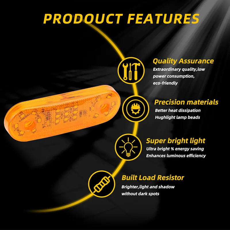 2pcs �����̴� �� Ʈ�� ���� ��ȣ ���� ��Ʈ�κ� �� ����� ���� ���� 12v 24v LED ǥ�� �� Ʈ�� �̵�