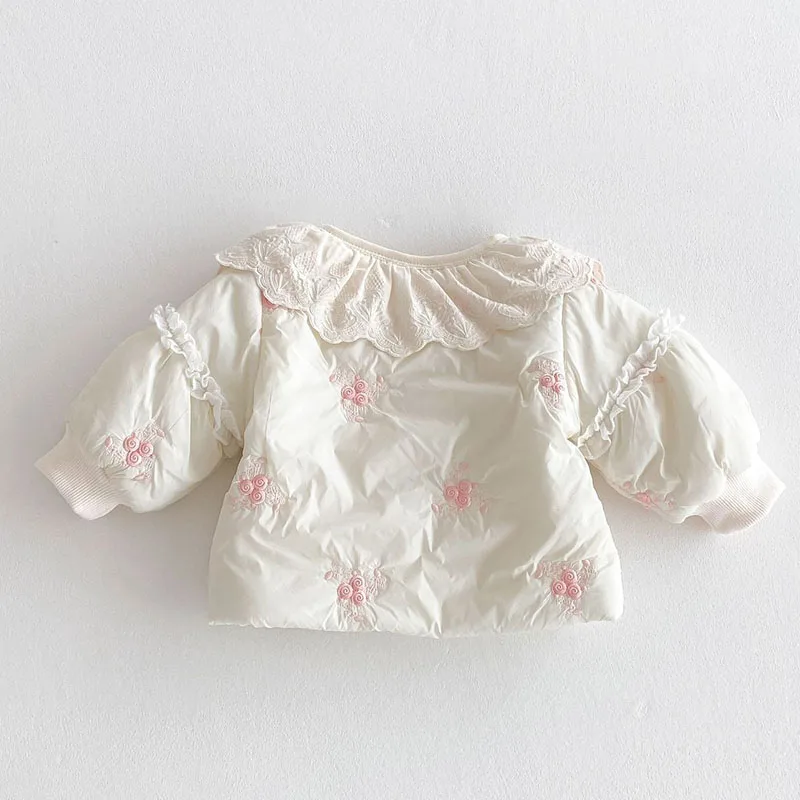 New Winter 0-4Yrs Newborn Baby Girls Thick Coat Children Thick Warm Clothes Infant Baby Girls Thicken Warm Cardigan Coat