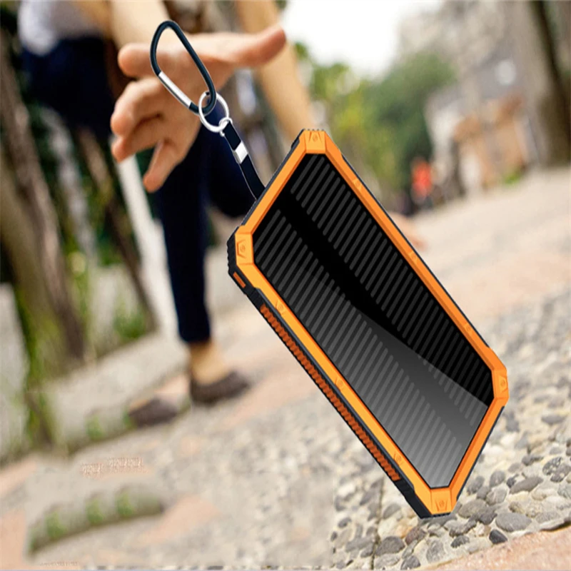 samsung battery pack 80000mAh Solar Power Bank for Xiaomi Mi iPhone 12Pro Waterproof Dual USB Charger External Battery Powerbank Mobile Phone Charger charmast