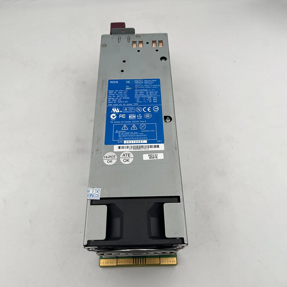 For HP ML350 G4P Supply Power PS-3701-1C 406413-001 382175-501 382175-001 2 For HP ML350 G4P Supply Power PS 3701 1C 406413 001 382175 501 382175 001