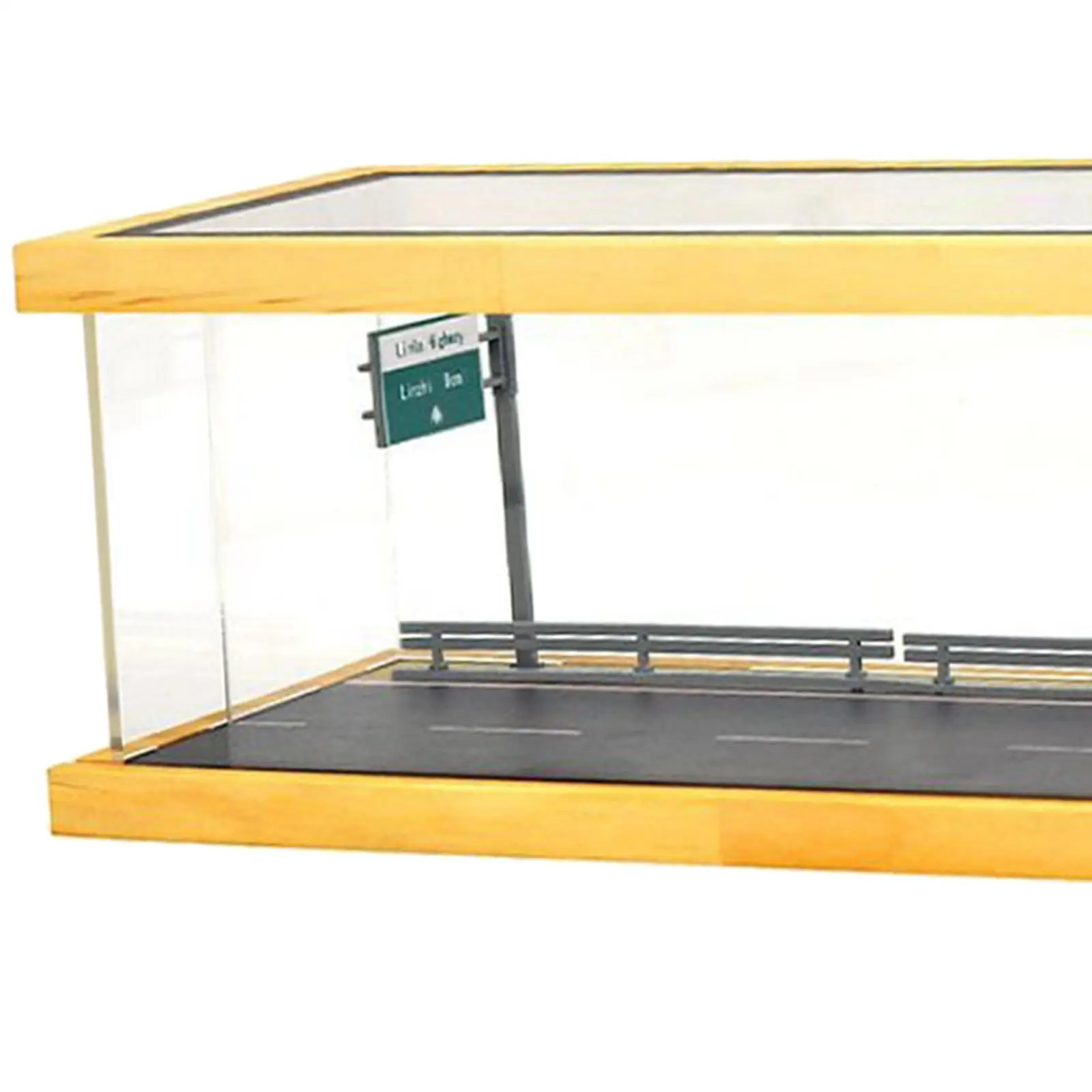 Mini Vehicle Garage Display Stand - Acrylic Showcase for 1:64 Scale Models