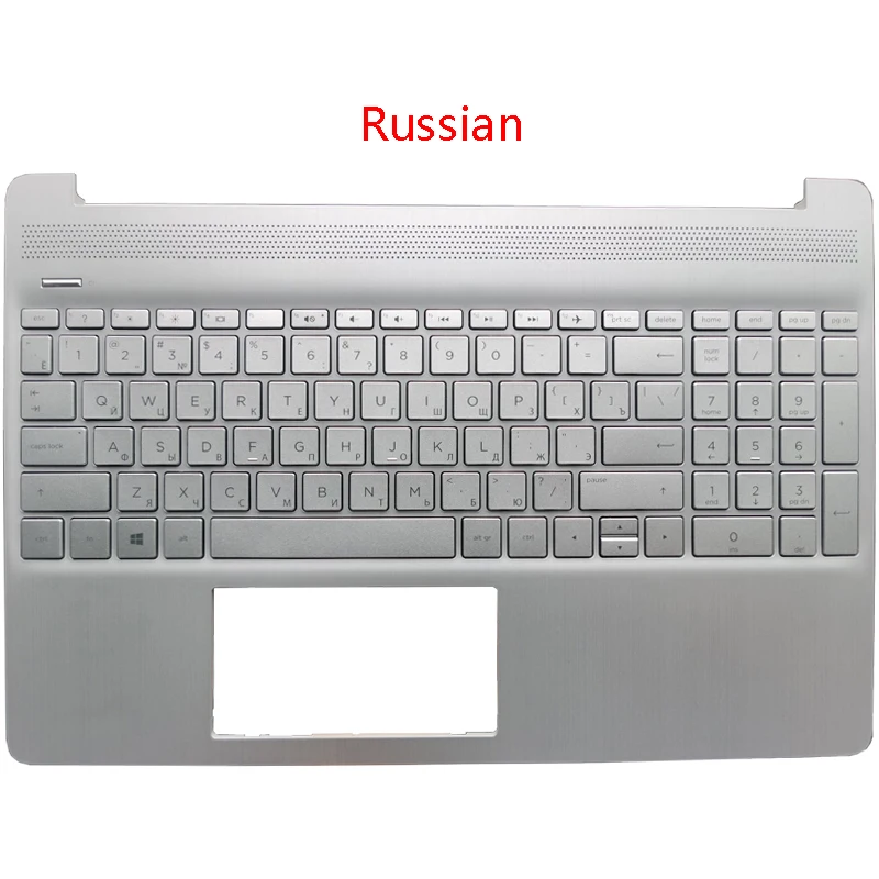 Capa de Teclado com Palmrest Upper Cover hp 15-dy 15t-dy 15-ef 15s-eq 15s-fq Tpn-q222 Russo Espanhol Eua Latim Reino Unido Itália Novo - Imagem 5