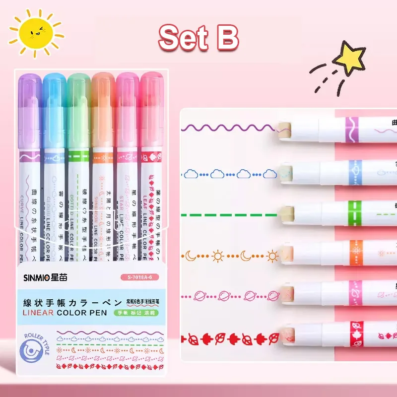6Pcs Set B
