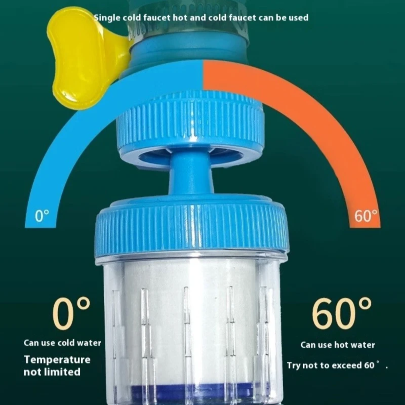 Water Faucet Household Kitchen Home Faucet 360° Rotation Mini Kitchen Tap Water Clean Purifier Filter Filtration Cartridge