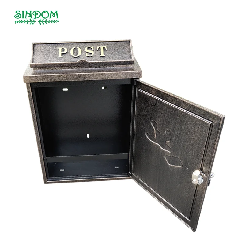 Balcony Street Boxes Outer Mail Box Wall Mount Street Post Lock Mailbox for Letters