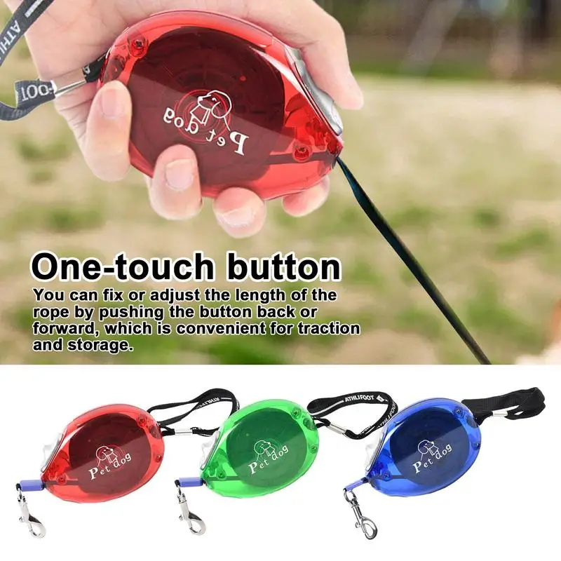 Guinzaglio Per Cani Durevole Grovigli-Free Retrattile Cat Lead Extension Anti-Slip Puppy Walking Running Lead Roulette Per Cani Prodotto Per Animali D