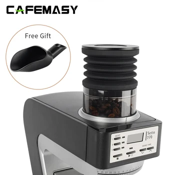 커피 원두 연마기 단일 용량 호퍼, 바라차 세트 270/30 실리콘 벨로우즈, PC 베이스 연마기 빈 블로잉 청소 도구 포함