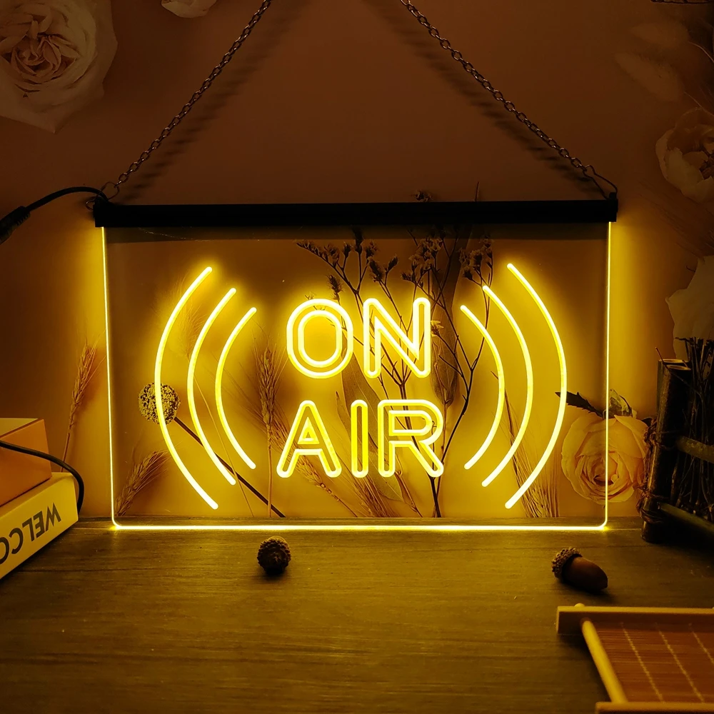 On Air Wave - 3D Carving LED Neon Sign for Home Decor and Creative Spaces