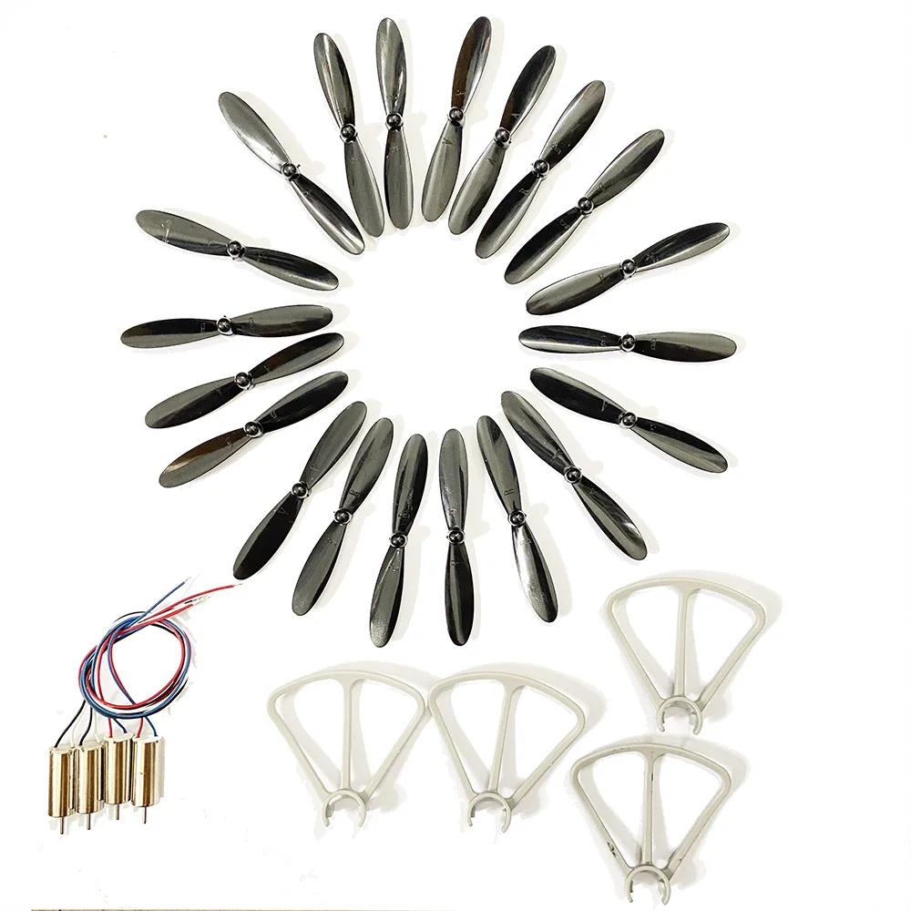 

4DRC V9 MINI RC Drone 4D-V9 Quadcopter Spare Parts Propeller Blades Maple Leaf Guard Motors Engines