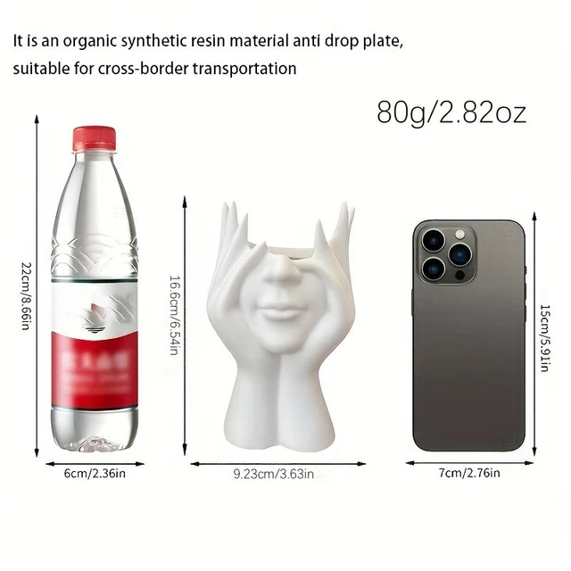 a1PCS Creative Human Body Art Styling Office Supplies Desktop Multifunctional Storage Pen Holder Makeup Brush Holder Decoration 2
