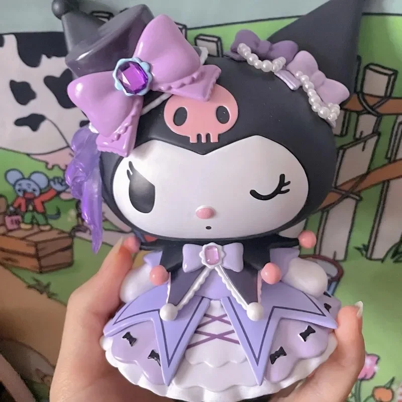 Sanrio Kuromi My Melody Anime Figure Rose Party Desktop