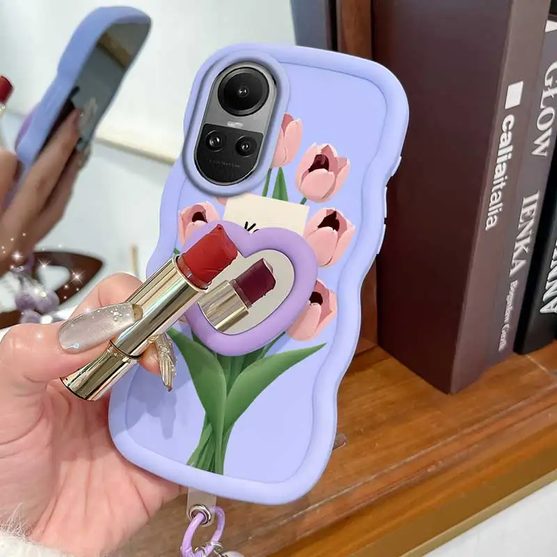 3-Piece Set: Stay Happy Phone Case with Lanyard & Stand