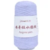 50g/volume Solid color Angora Rabbit Hair Yarn Winter Thick Hand Knit for Scarf Soft Warm Long Hair Mink Down Yarns 5