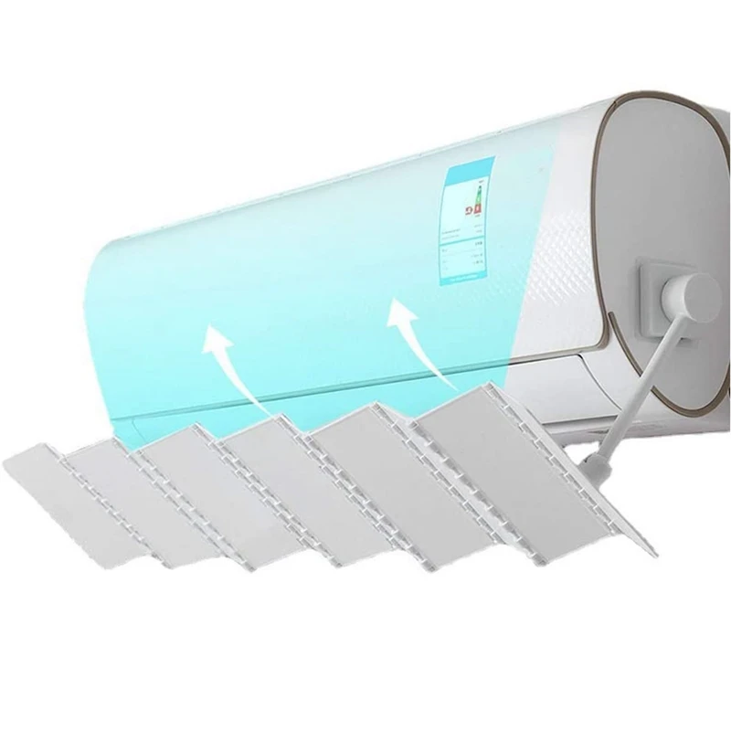 

Регулируемый складной отражатель воздуха для кондиционера, Прямоугольный Отражатель воздуха, перегородка с воздушным охлаждением, направление потока воздуха