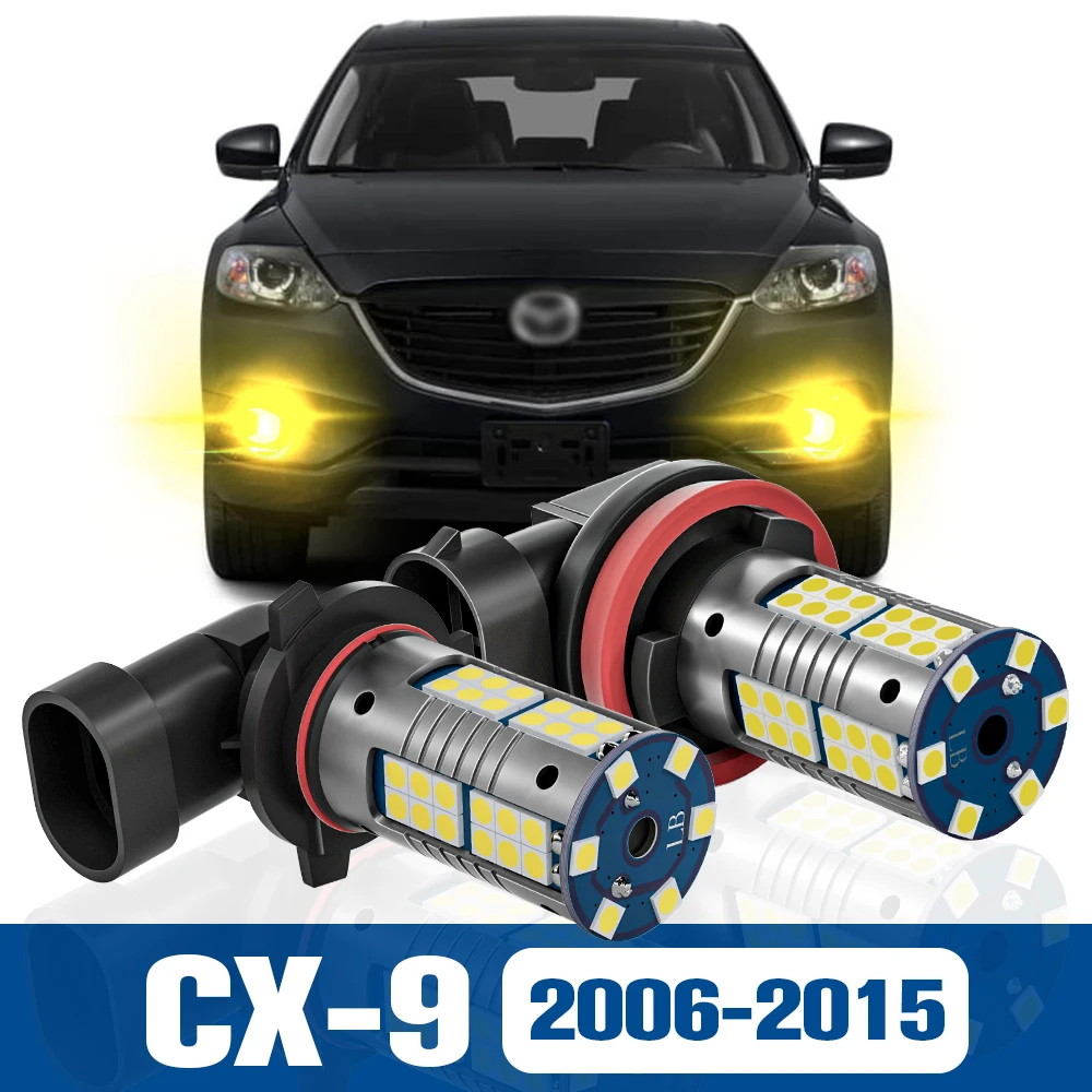 

2pcs LED Fog Light Blub Lamp Accessories Canbus For Mazda CX-9 CX 9 CX9 TB 2006 2007 2008 2009 2010 2011 2012 2013 2014 2015