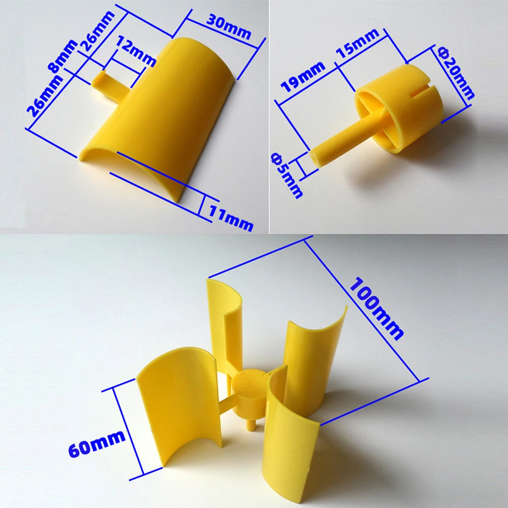 Vertical Wind Generator Turbine Instructional Model 100-6000RPM Micro Wind-Turbine Teaching Experiment Tools