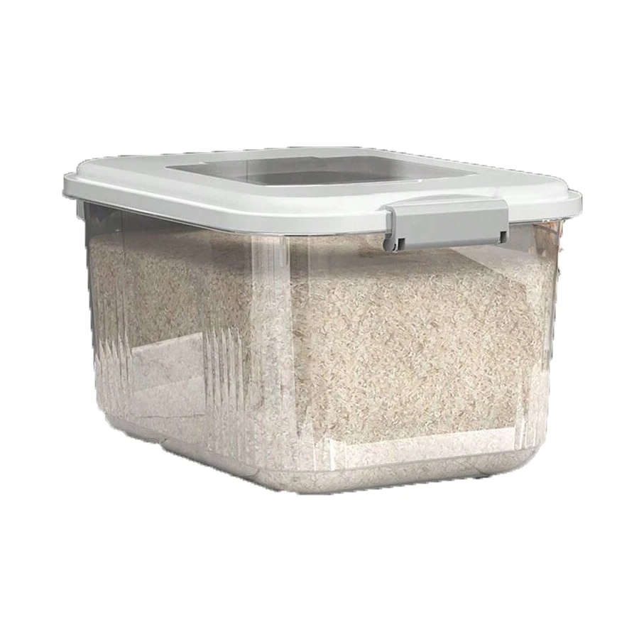 thumbnail image 1 of Cubo de arroz para el hogar, 35 kg, más grueso, 25 kg, caja de almacenamiento sellada a prueba de humedad e insectos, 15 kg, caja de almacenamiento de arroz, 1 pieza, 1 of 5